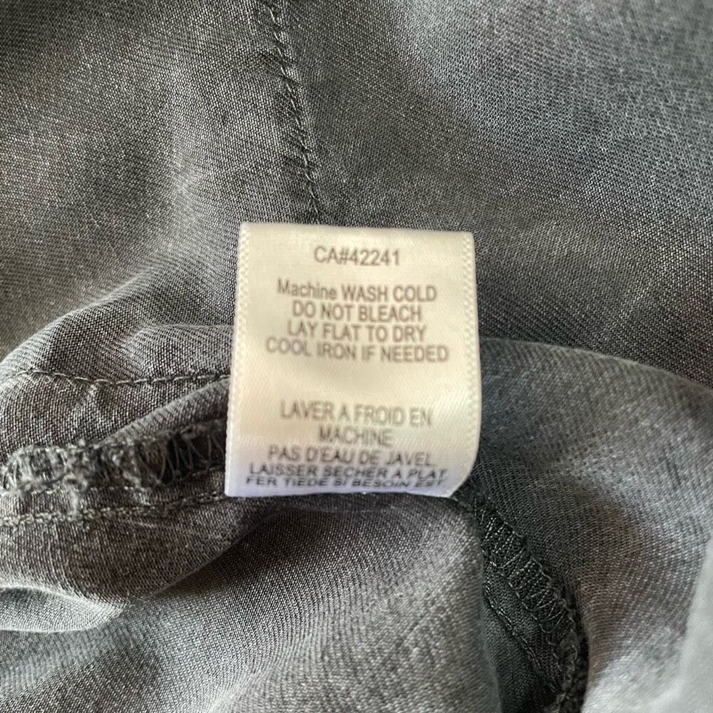 Young Fabulous & Broke Women's Gray Full Zip Utility Bomber Jacket Size Small - Picture 7 of 9
